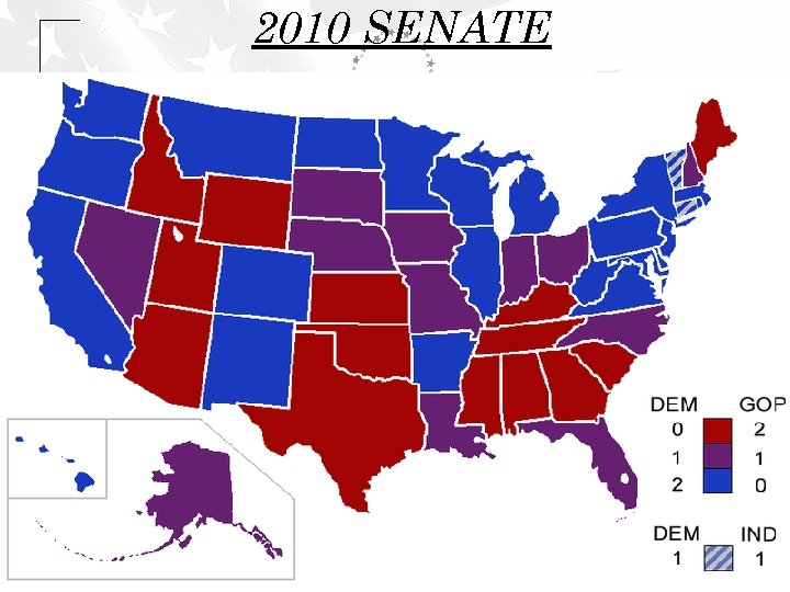 2010 SENATE Copyright © 2009 Pearson Education, Inc. Publishing as Longman. 