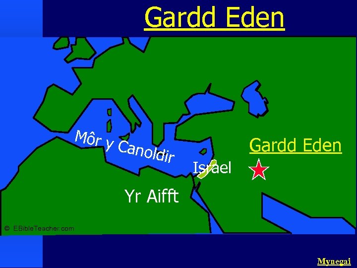 Gardd Eden Garden of Eden Môr y Cano ldir Gardd Eden Israel Yr Aifft