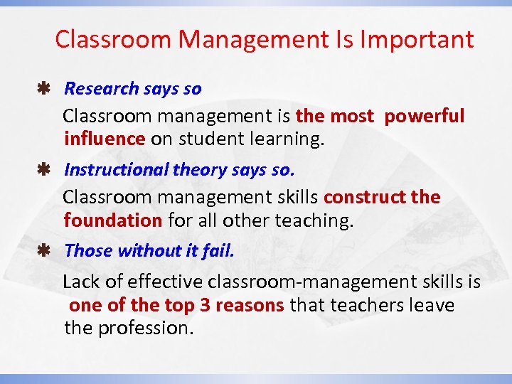 research topics on classroom management