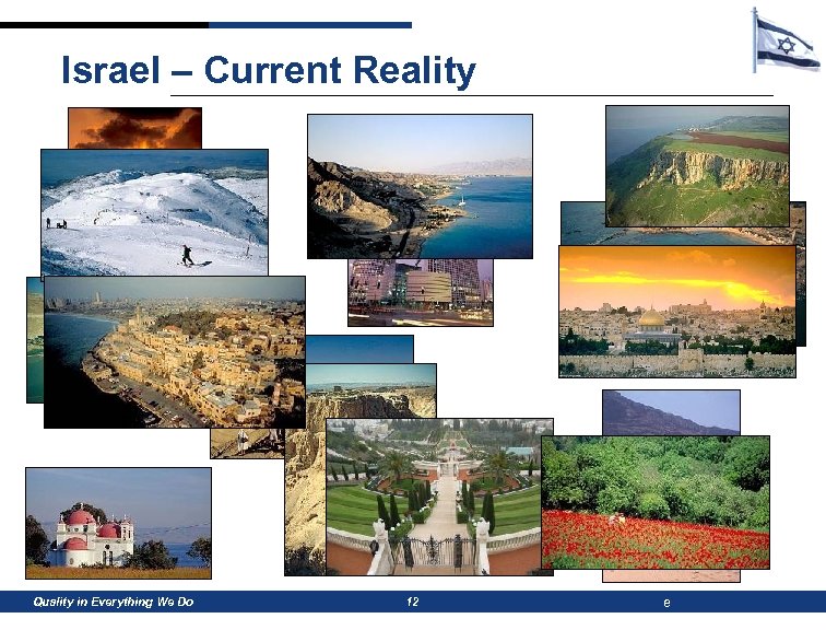 Israel – Current Reality Quality in Everything We Do 12 e 