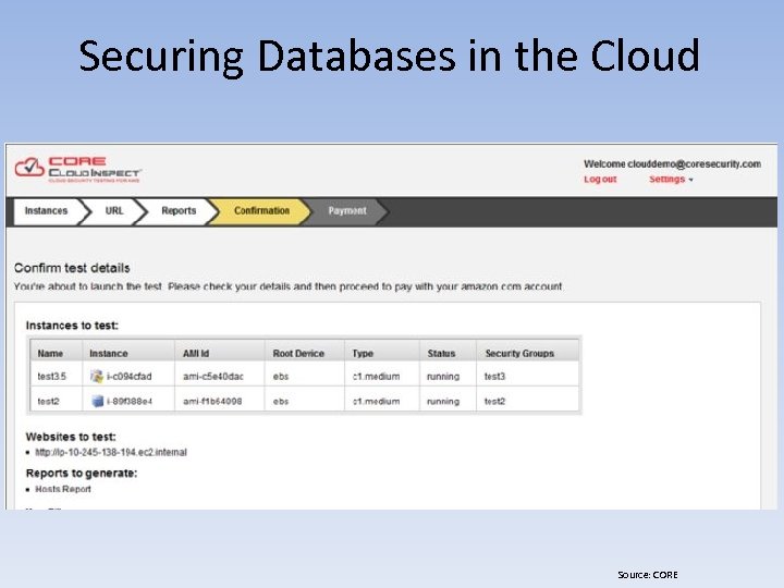 Securing Databases in the Cloud Source: CORE 