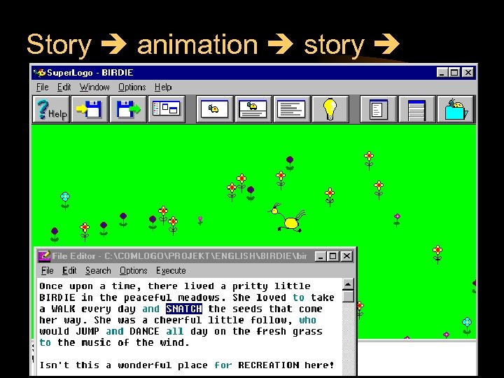 Story animation story 