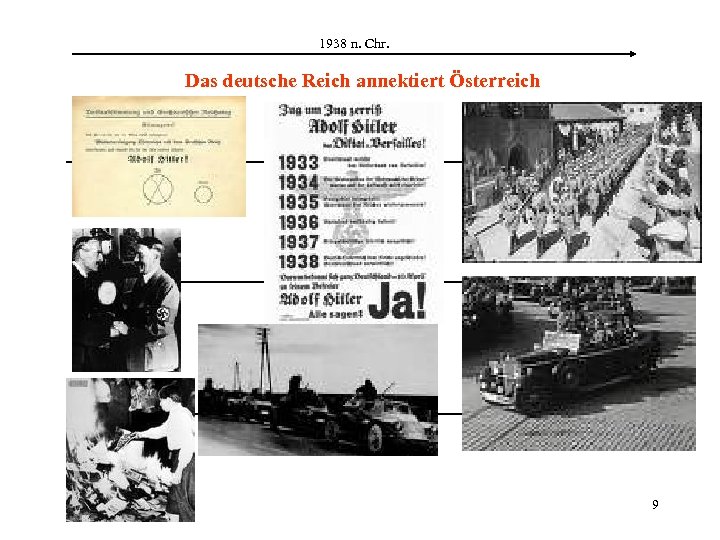 1938 n. Chr. Das deutsche Reich annektiert Österreich 9 