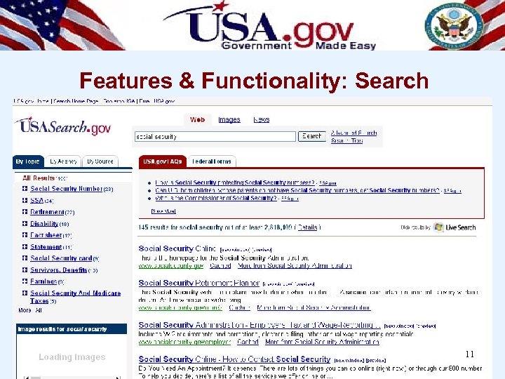 Features & Functionality: Search 11 