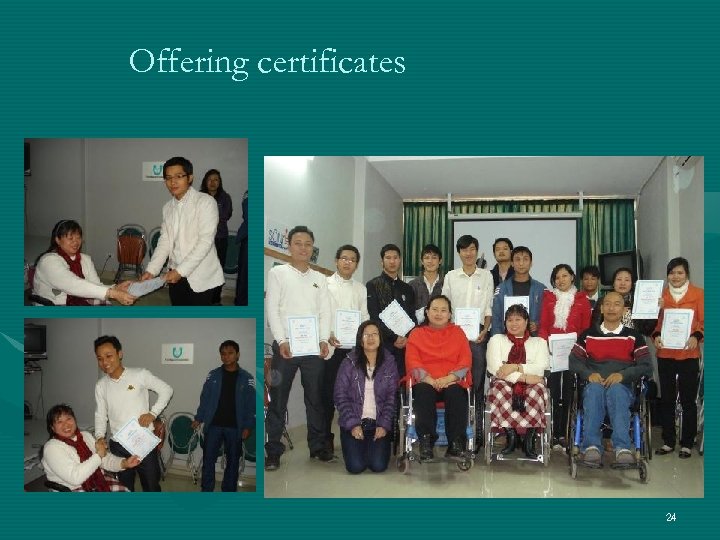 Offering certificates 24 