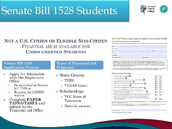 Senate Bill 1528 Students 