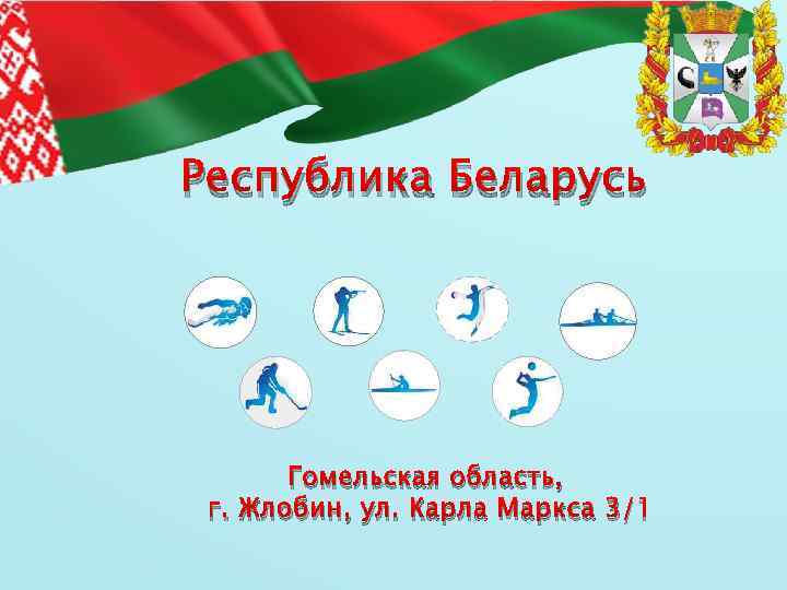 Республика Беларусь Гомельская область, г. Жлобин, ул. Карла Маркса 3/1 