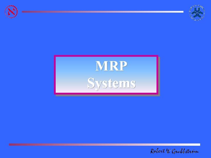 MRP Systems 