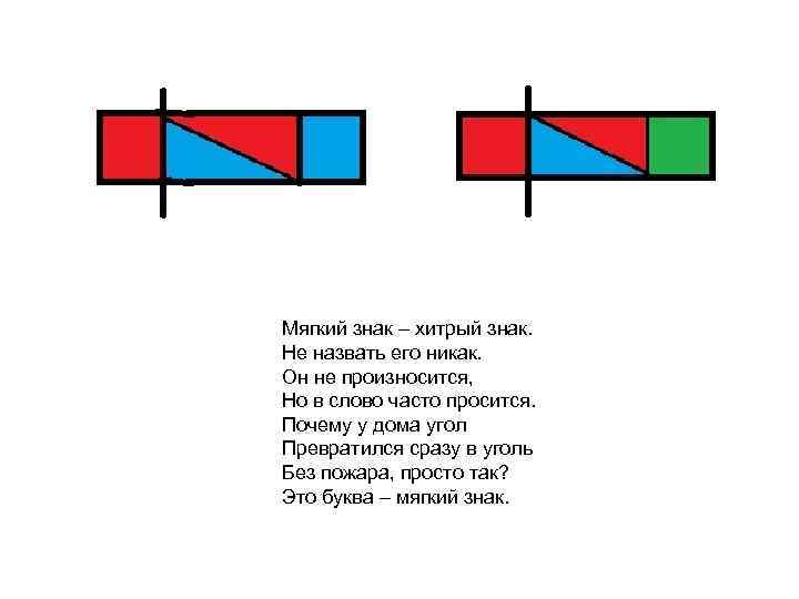 Мягкий знак – хитрый знак. Не назвать его никак. Он не произносится, Но в