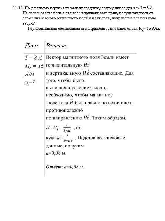 Решение избранного. Магнитостатика решение задач. Решение задач на тему Магнитостатика.