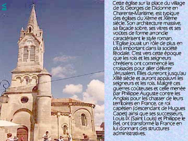 ≤ Cette église sur la place du village de St Georges de Didonne en