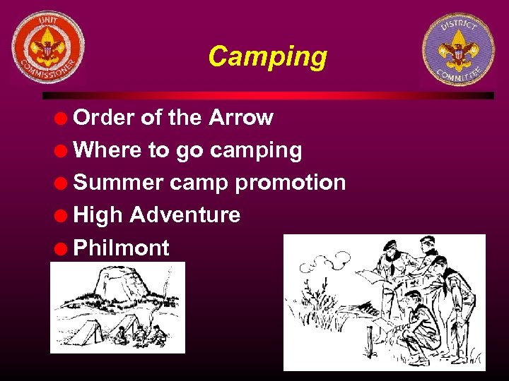 Camping Order of the Arrow l Where to go camping l Summer camp promotion