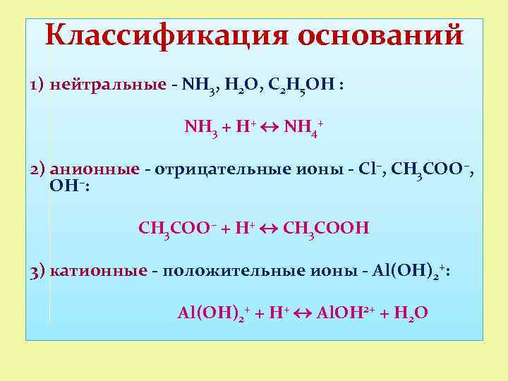 Край оснований 5. Анионное основание. Основания нейтральные анионные катионные. Анионные основания примеры. Катионная кислота.