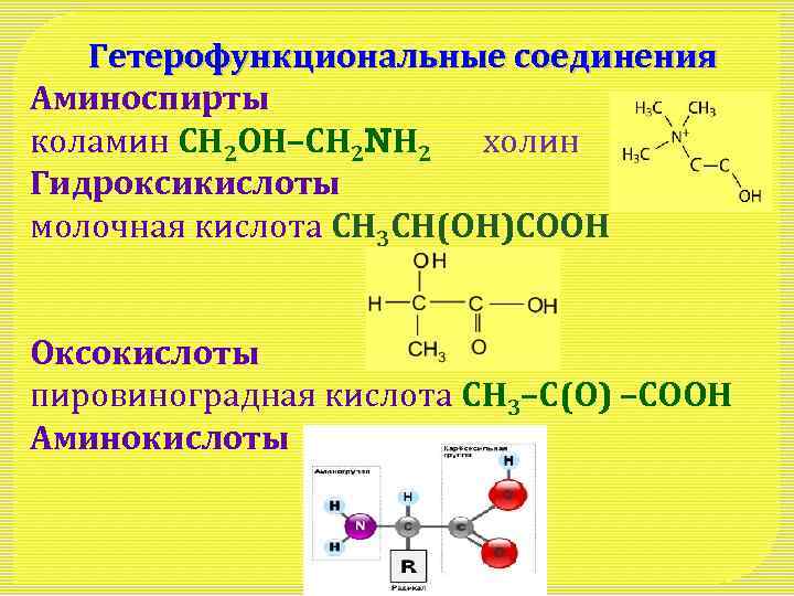 Гетерофункциональные кислоты презентация