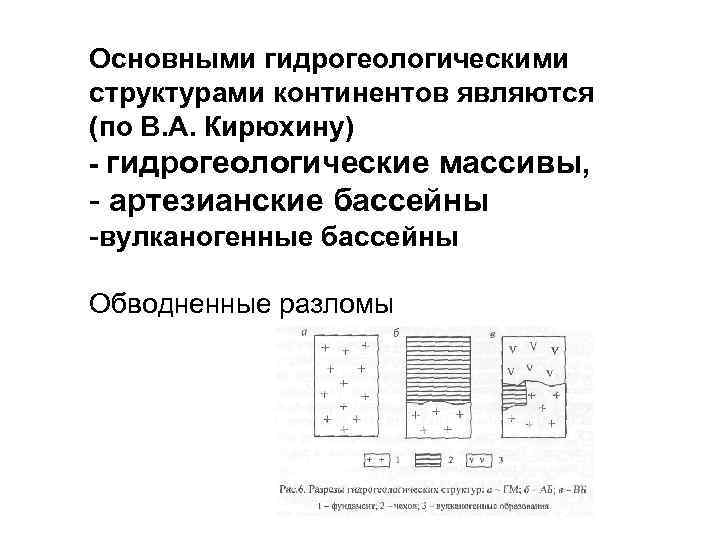 Основными гидрогеологическими структурами континентов являются (по В. А. Кирюхину) - гидрогеологические массивы, артезианские бассейны