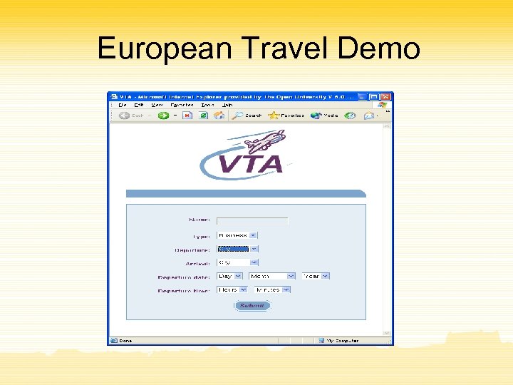 European Travel Demo 