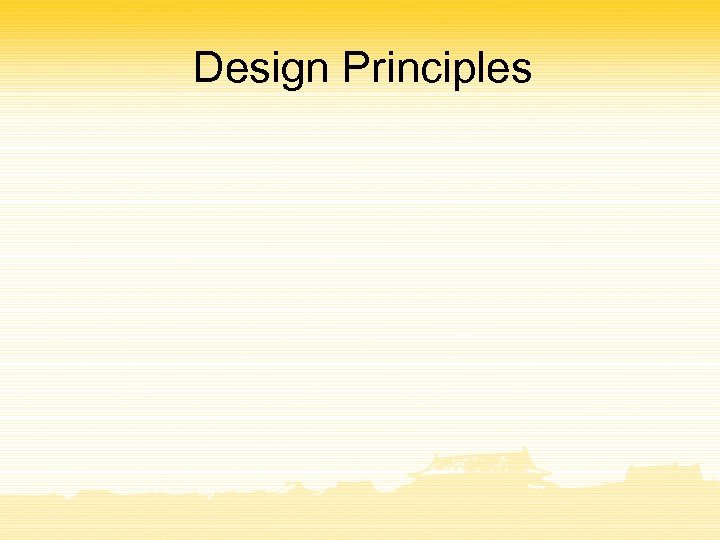Design Principles 