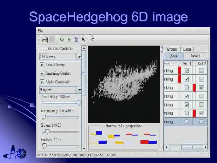 Space. Hedgehog 6 D image 