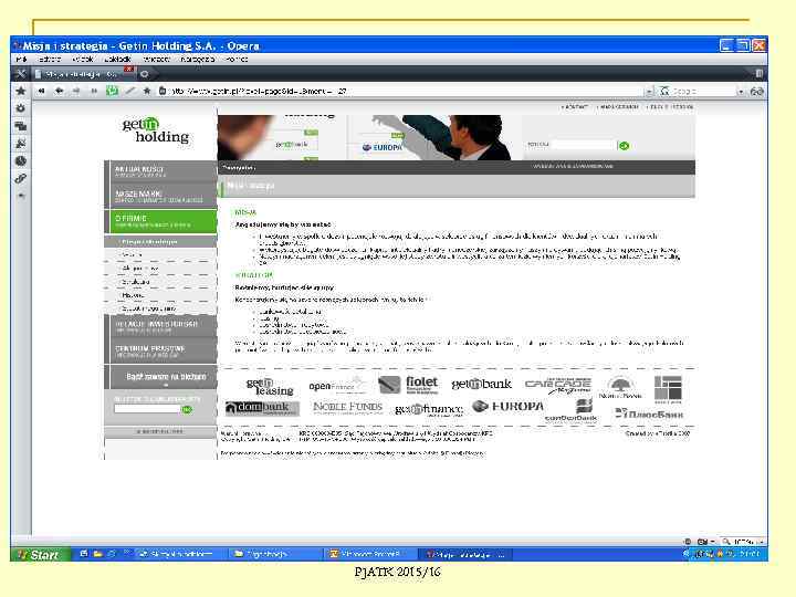 Koncerny i holdingi PJATK 2015/16 