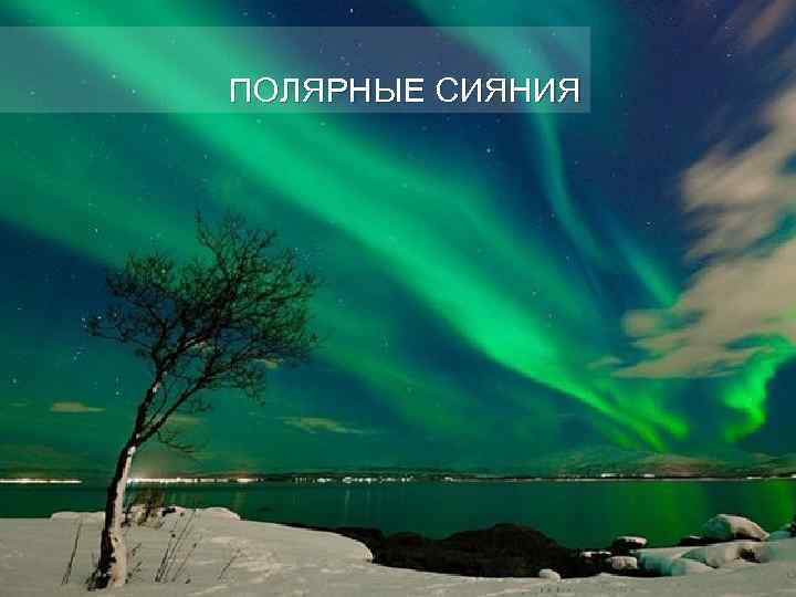 ПОЛЯРНЫЕ СИЯНИЯ 