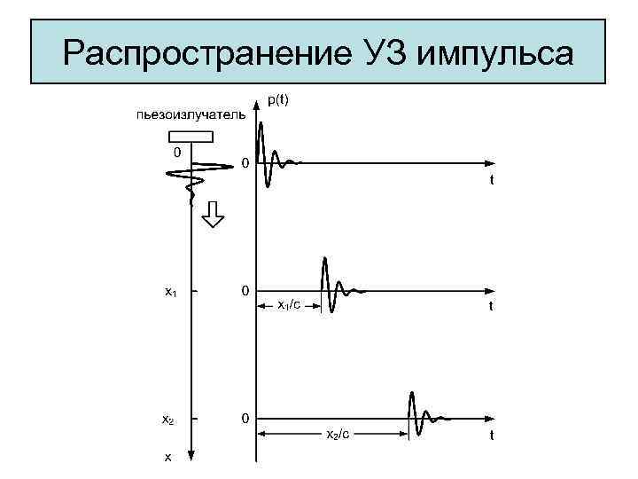 Распространение УЗ импульса 