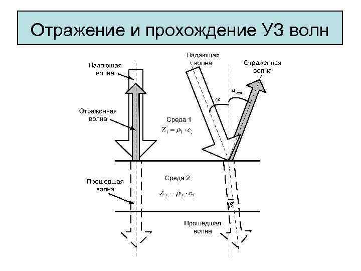 Ультразвук через стену. Преломление ультразвуковых волн. Отражение и преломление ультразвуковых волн. Схема распространения ультразвука. Поглощение ультразвуковых волн схема.