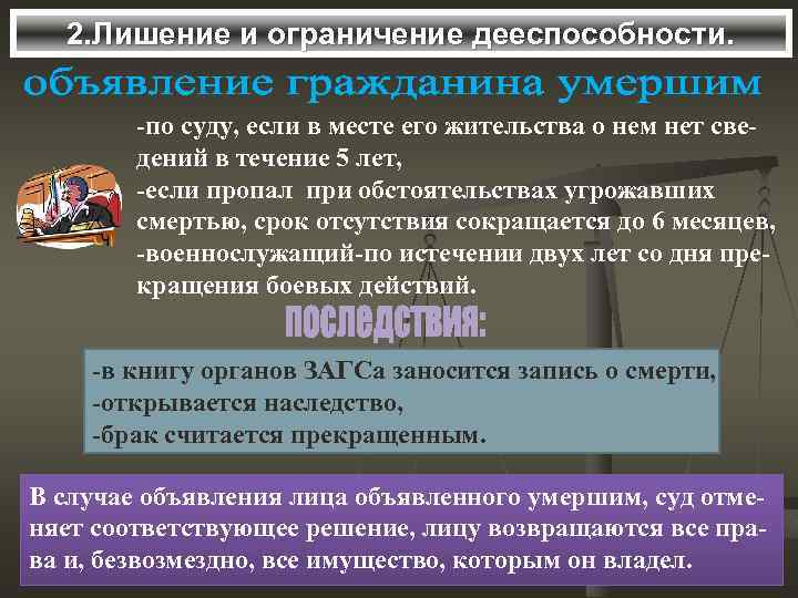 Ограничение лишение. Ограничение и лишение дееспособности. Условия ограничения и лишения дееспособности. Основания для лишения дееспособности. Порядок ограничения дееспособности гражданина.