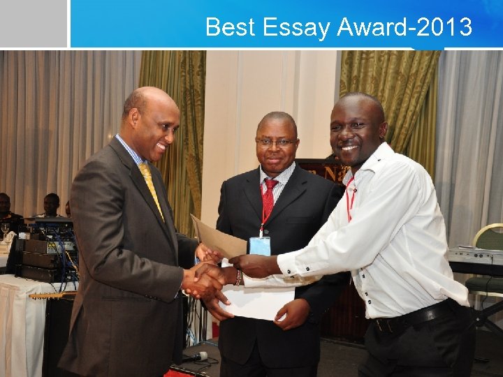 Best Essay Award-2013 