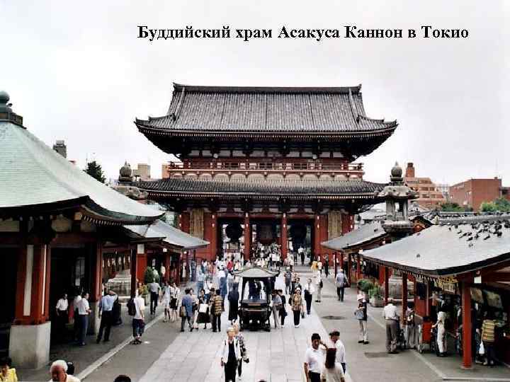 Буддийский храм Асакуса Каннон в Токио 