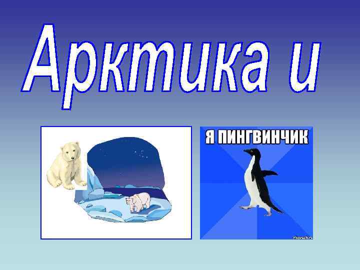 Арктика и антарктида отличия