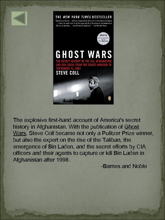 The explosive first-hand account of America's secret history in Afghanistan. With the publication of