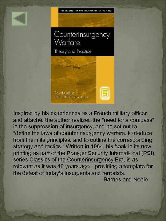 Inspired by his experiences as a French military officer and attaché, the author realized