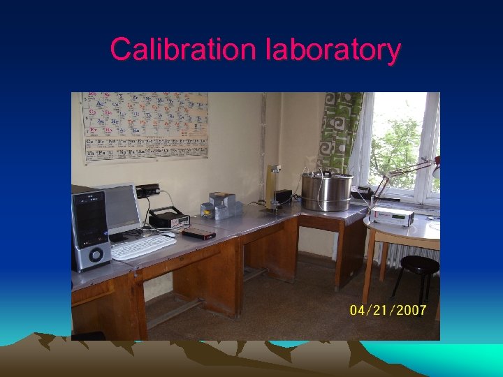 Calibration laboratory 