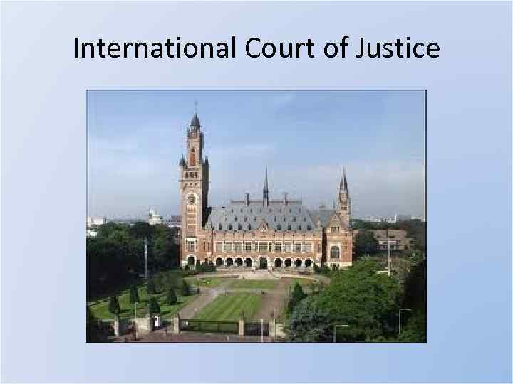 International Court of Justice 