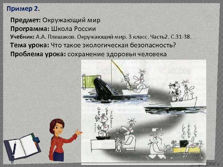 Пример 2. Предмет: Окружающий мир Программа: Школа России Учебник: А. А. Плешаков. Окружающий мир.