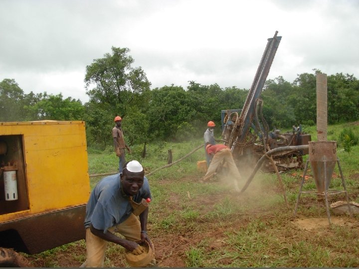 Rotary Drilling Rotary Air Blast Drilling (RAB) 1. This type of drilling is common