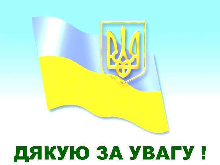 ДЯКУЮ ЗА УВАГУ ! 