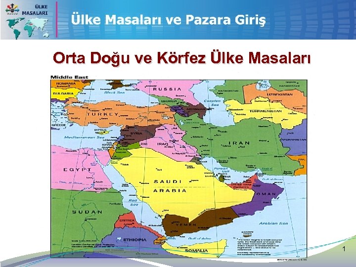 Orta Doğu ve Körfez Ülke Masaları 1 