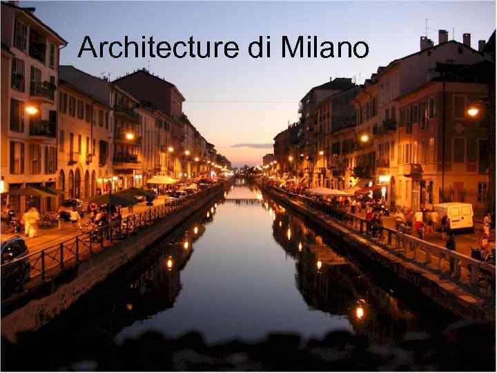 Architecture di Milano 