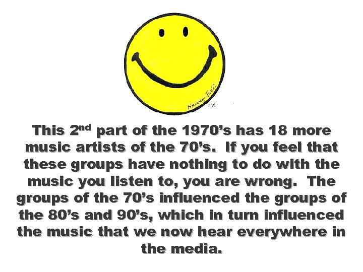 This 2 nd part of the 1970’s has 18 more music artists of the