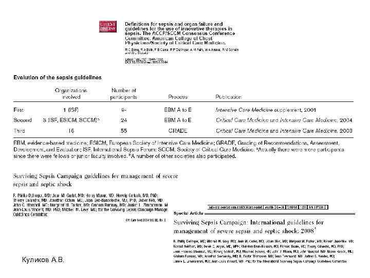 Куликов А. В. 