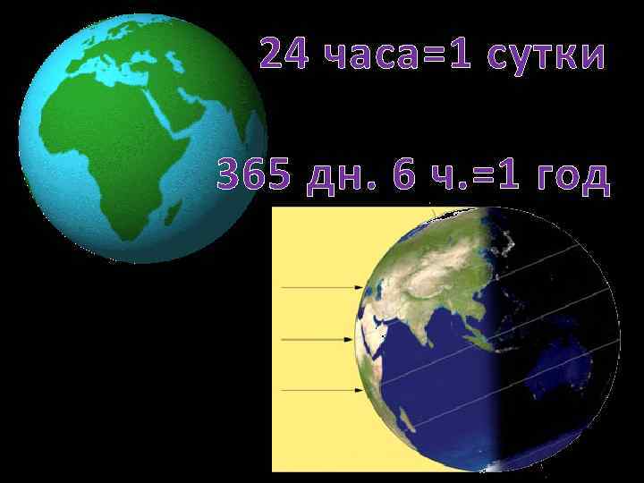 24 часа=1 сутки 365 дн. 6 ч. =1 год 