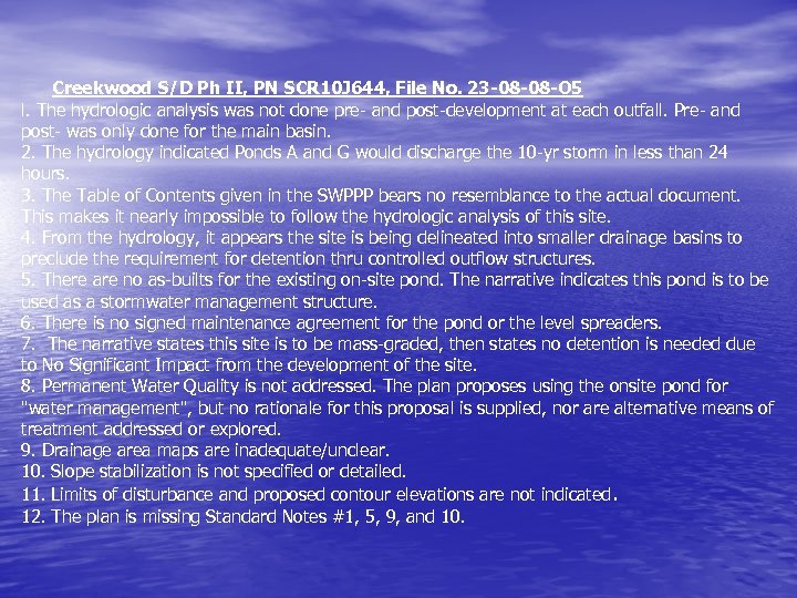 Creekwood S/D Ph II, PN SCR 10 J 644, File No. 23 -08 -08