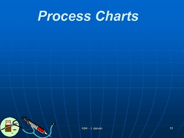 Process Charts POM - J. Galván 33 