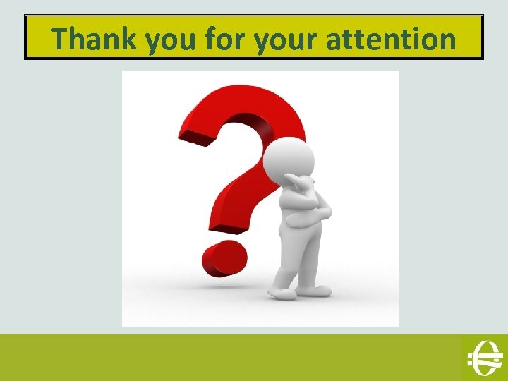 Thank you for your attention 