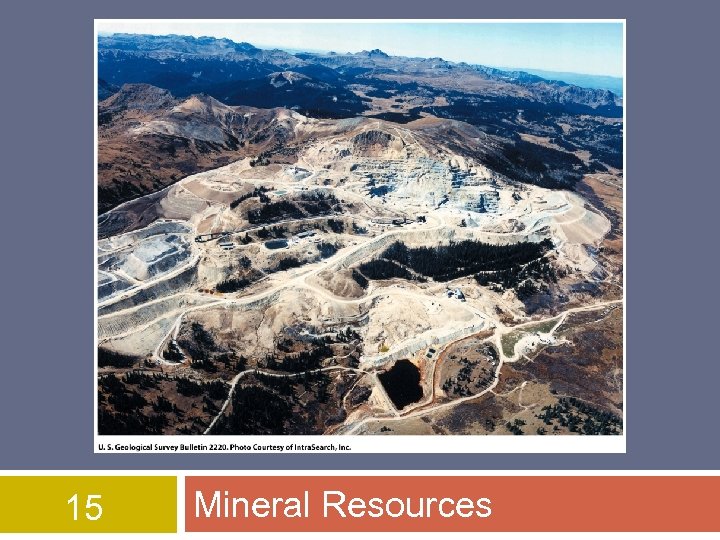 15 Mineral Resources 
