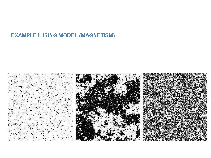 EXAMPLE I: ISING MODEL (MAGNETISM) 