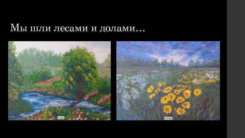 Мы шли лесами и долами… 