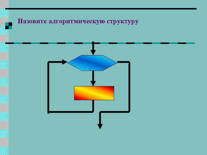 Назовите алгоритмическую структуру 