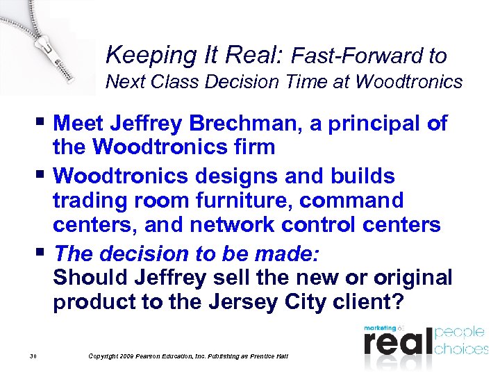 Keeping It Real: Fast-Forward to Next Class Decision Time at Woodtronics § Meet Jeffrey